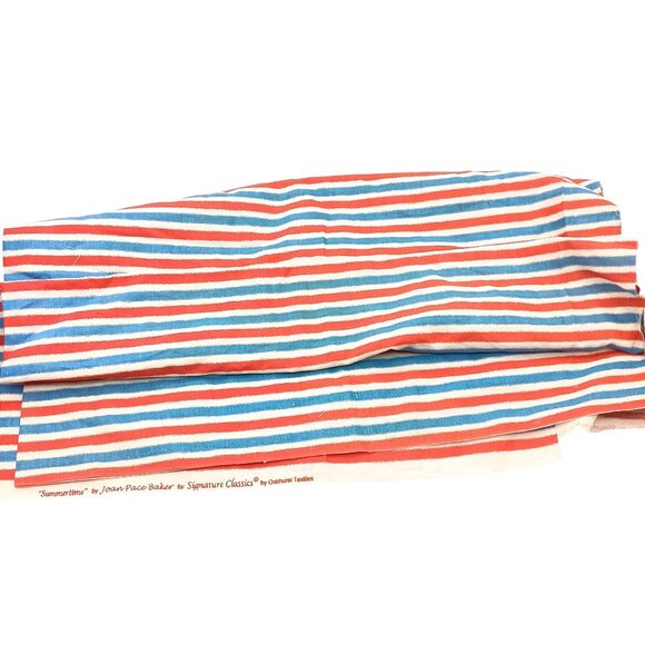 Vintage Joan Pace Baker Summertime Fabric 1 Yd Cloth Signature Classics Oakhurst - Picture 1 of 3